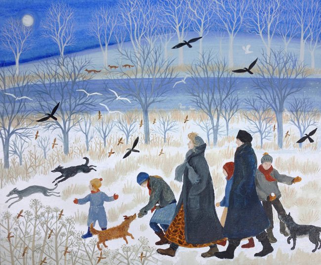 Winter on the Marsh by Dee Nickerson - Dee Nickerson - Watergate Contemporary